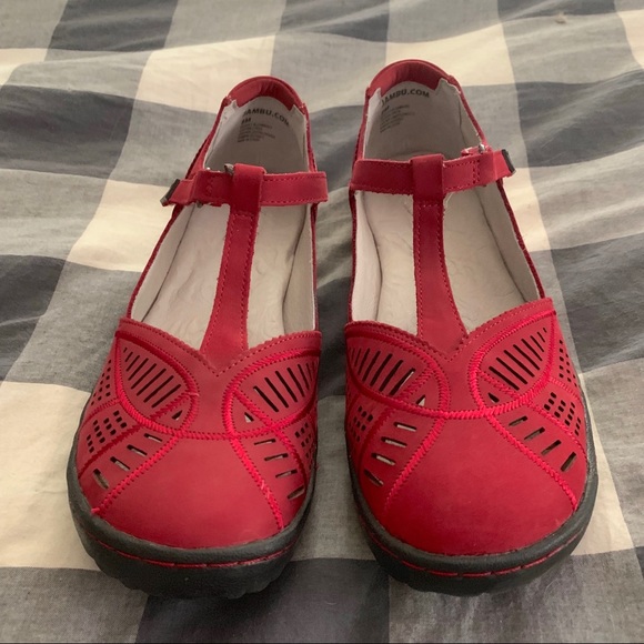 jambu shoes red